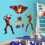 机器人钢铁侠卡通壁贴纸墙贴儿童房学生宿舍卧室床头墙面装饰贴纸