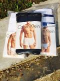 现货到 Calvin Klein CK男士平角内裤纯棉四角三角两条三条装