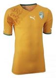 海外代购 Puma彪马 科特迪瓦队2010年世界杯官方主场足球服球衣