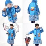 韩国代购儿童装正品包邮新款韩版男童小汽车可爱无毒材质雨衣雨披