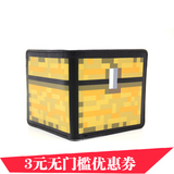 正版JINX MC我的世界Minecraft 陷阱箱Chest真皮超薄钱包大量现货