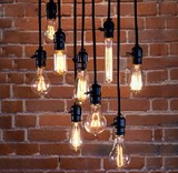 艺灯空间 loft爱迪生灯泡光源个性复古钨丝灯泡创意吊灯电灯泡