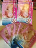 日本代购MANDOM/曼丹婴儿肌超滋润透明质酸面膜5片粉色娃娃脸现货