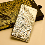 天使之翼手机壳 苹果6plus手机壳玫瑰金iphone6/6s范冰冰同款翅膀