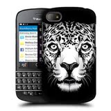 原装正品黑莓Q10手机壳 Q10手机套Q10手机壳Q10黑白动物手机背壳