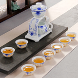 青花瓷玲珑茶具全自动高档礼品茶具功夫茶具蜂窝镂空茶具创意茶具