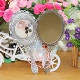 韩国进口镜子 化妆镜 便携镜子 随身小镜 仿古铜镜 手镜 铜镜包邮