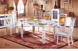 天然大理石方桌 欧式白色时尚大气简约长方形餐桌特价促销清仓
