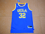 特价NBA球衣NCAA 加州大学洛杉矶分校 32沃顿 蓝色刺绣篮球服背心