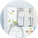 正品qq卡通衣柜简易树脂儿童宝宝收纳柜塑料组装婴儿折叠储物柜布