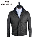 Giuseppe/乔治白棉服冬季保暖男装外套加厚时尚商务休闲夹克棉衣