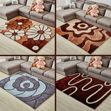 加密韩国丝图案地毯卧室客厅长方形简约现代床边茶几毯欧式防滑