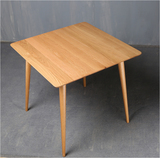 纯实木白橡木四方桌实木餐桌茶桌小方桌子小户型吃饭桌麻将桌