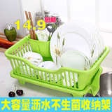 厨房洗碗沥水碗架 放碗筷碗篮碗碟碗盘碗柜 滴水餐具收纳置物塑料