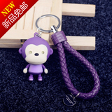 大嘴猴发光发声钥匙挂件 十二生肖 猴子钥匙扣挂件生日礼物钥匙