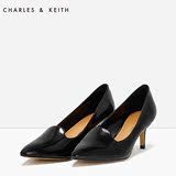CHARLES&KEITH单鞋 女 CK1-60300555 尖头简约通勤高跟鞋
