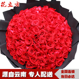 【花立方全国送花】99朵蓝红玫瑰花束鲜花速递同城花店合肥