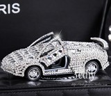 新款 兰博基尼汽车模型香水座汽车饰品摆件 贴钻车饰