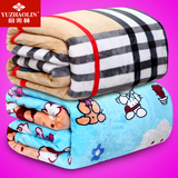 加厚毛毯法兰绒珊瑚绒毯秋冬季毯子单人床单毛巾被空调毯双人盖毯