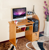 楠竹实木台式电脑桌 写字台 家用 台式桌办公桌 写字桌书 特价