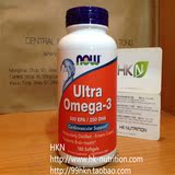 NOW ultra omega-3 鱼油丸 深海鱼油 欧米茄369 香港代购付小票