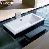 卡拉巴斯162 亚克力浴缸 嵌入式成人浴池澡盆长方形家用加深浴缸