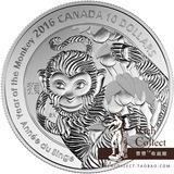 加拿大2016年0.5盎司生肖猴精制银币 大圣归来 霸气美猴王