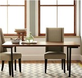 loft美式实木做旧餐桌工业复古家具铁艺复古餐桌椅圆几大圆桌