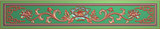 长横版牡丹洋花/精雕图浮雕灰度电脑雕刻JDP/国色天香沙发围板