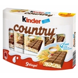 德国直邮代购原装Kinder健达牛奶燕麦巧克力9条装专为儿童设计