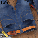 Lee William男士牛仔裤 秋冬季新款专柜正品修身直筒商务休闲男裤