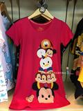 香港DISNEY 迪士尼乐园 十周年 修身TSUM TSUM 图案T恤 正品代购