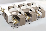 办公桌6人简约4人位深圳办公家具板式屏风工作位职员组合办公桌