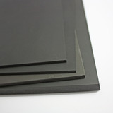 DIY建筑沙盘模型材料剖面户型墙体PVC发泡板安迪板雪弗板kt板黑色