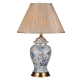 全铜陶瓷台灯欧式床头灯高档复古台灯卧室客厅台灯美式台灯