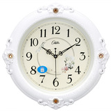 康巴丝静音欧式钟表 挂钟 客厅时尚创意大挂表现代时钟大石英钟表