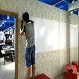 双层加厚白板贴 儿童涂鸦教学培训黑板可移除墙贴可擦写绿板贴纸