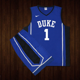 NCAA杜克大学1号状元欧文篮球服套装 球衣训练服定制 出场服 男款
