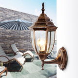 复古户外壁灯简约欧式铝合金庭院灯饰阳台过道防水花园室外灯具