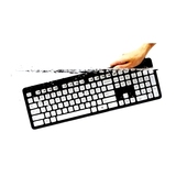 罗技K310有线USB键盘可水洗键盘 防水键盘超薄复古打字机感受