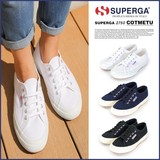 正品代购休伯家Superga帆布鞋 Classic Cotu2750系带男女平底鞋