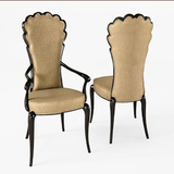 后现代 餐椅 布艺餐椅 实木餐椅 黑色烤漆 餐椅 样板房 餐椅 定制