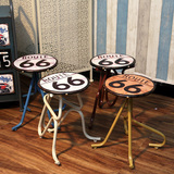 loft工业风创意酒吧椅铁皮凳子 美式复古工艺品个性家居家具摆件
