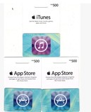 香港蘋果iTunes Gift Card禮品卡Apple Store500港幣自動卡