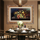 餐厅装饰画饭厅酒店红酒杯水果挂画欧式简欧壁画墙上玄关客厅墙画