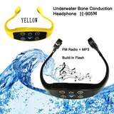 游泳防水mp3 骨传导运动蓝牙耳机 跑步播放器 头戴式无线FM收音机