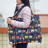 新款日本折叠环保袋单肩旅行便携大号防水定制加厚出口购物袋促销