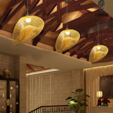 新中式灯创意东南亚酒店工程大堂大厅会所走廊单头装饰艺术大吊灯