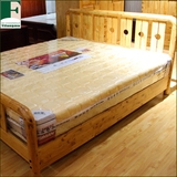 中式香柏木原木全实木大床1.5 1.8米双人床 实木床卧室柏实木大床