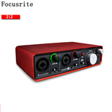 FOCUSRITE Scarlett 2i2外置USB 2进2出音频接口吉他录音声卡行货